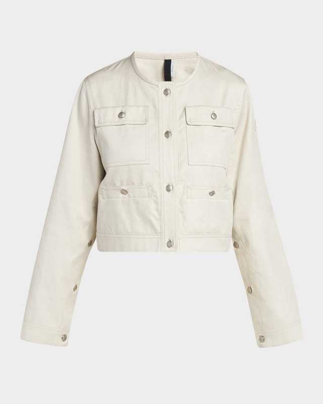 Chatel Button-Sleeve Jacket